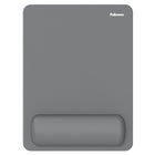 Fellowes - Repose-poignet pour souris Breyta XL avec coussin HEX - Gris-23 % plus grand que notre tapis de souris standard avec repose-poignet, afin de favoriser une plus grande amplitude de mouvement et de réduire les petits mouvements
