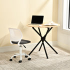 Homy Casa - Table de Conférence Ronde Multifonctionnelle de 31,5 po - Chêne-Peut accueillir confortablement 2-4 personnes, idéale pour les petits espaces, parfaite pour les repas, le travail ou les réunions informelles