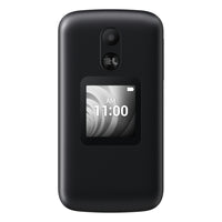 TCL - Flip - 8 Go - Noir - Bell et Virgin Plus-Deux écrans dotés d’une interface intuitive – un écran de prévisualisation externe de 1,44 po pour des notifications faciles à lire et un écran interne de 2,8 po, comprenant de nombreuses fonctions d’accessibilité