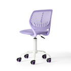 Chaise de Bureau pour Adolescent Homy Casa – Violet-Dimensions (po) : 15,75 x 17,25 x 29,5 à 34,5