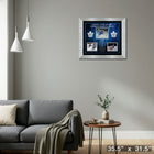 Darryl Sittler Career Collage - Impression encadree - 35" x 31"-Prêt à accrocher - livré entièrement assemblé