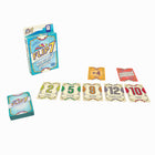 USAopoly - Flip 7-Jeu de cartes unique - Le jeu est empilé avec des multiples de chaque numéro, de douze 12, onze 11 et ainsi de suite, ainsi que des cartes d'action et de modification spéciales pour plus d'excitation
