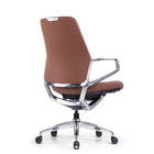 Nexten Pro - Chaise de bureau - Dossier haut - Marron-Accoudoirs et dossier inclinables simultanément