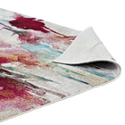 Modway - Blume Floral abstrait Tapis 4 pi l x 6 pi L - Multicolore-Haute densité / Tissé à la machine