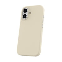 TUFF8 - Étui GlideAir Mag Blanc iPhone 17-Extérieur doux au toucher : finition soyeuse, agréable à tenir et offrant une bonne prise