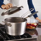 Tramontina - Pro Fusion Friteuse profonde antiadhésive de 5,5 Qt avec couvercle – Progris-Revêtement antiadhésif renforcé