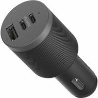 OtterBox - Chargeur de voiture double USB-C et USB-A Premium Pro à charge rapide de 60 W - Noir-Alimente les téléphones jusqu'à 71 pourcent et les tablettes jusqu'à 34 pourcent en 30 minutes (sur la base de l'iPad Pro 11 po 3e génération et du Samsung Galaxy S22 Plus)