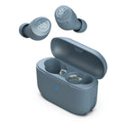 Jlab Écouteurs Sans Fil GO Air POP - Ardoise-Double connexion. Utilisez l’un ou l’autre des écouteurs indépendamment ou utilisez les deux ensemble. Un microphone MEMS intégré dans chaque écouteur garantit la clarté des appels.