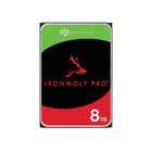 Seagate - Disque dur NAS interne Seagate IronWolf Pro 8 To 7 200 tr/min SATA III 3,5" (CMR)-Toujours allumés et toujours accessibles, les disques IronWolf Pro sont conçus pour des performances 24h/24 et 7j/7, permettant aux utilisateurs d'accéder à leurs données à tout moment et en tout lieu