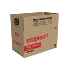 Staples - Boîte De Déménagement Très Robuste - Grande - 27 po lang. x 16 po haut. x 15 po prof. - Kraft-La boîte en carton ondulé Kraft offre une protection solide et fiable à vos besoin de déménagement