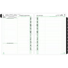 Day–Timer – Recharge d’agenda quotidien original 2027 format folio – 11 po x 8 1/2 po – anglais-Les bordures vertes douces Day-Timer rendent ces recharges proprement aptes pour le milieu des affaires, mais agreables à l'oeil
