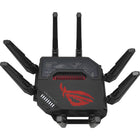 ASUS - Routeur de jeu extensible ROG Rapture GT-BE98 Pro Edition 20 Quad-bande WiFi 7 AiMesh-Le Wi-Fi 7 (802.11be), ultra-rapide grâce à ses nouveaux canaux de 320 MHz dans la bande des 6 GHz et à la modulation 4096-QAM, augmente considérablement la capacité et le débit du réseau, avec des vitesses pouvant atteindre 30 Gbit/s