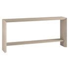 Hudson&Canal - Console Osman 64" L - Blanc aulne-Un design contemporain moderne pour votre entrée, votre salon, votre bureau et plus encore