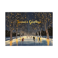 Pierre Belvédère - Cartes Temps des Fêtes-Lumières d'Hiver - 6 x 4,5 po - boîte de 20 et enveloppes - Anglais - paquet de 20-Cartes et enveloppes de haute qualité pour la saison des fêtes
