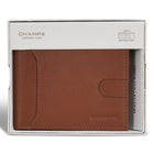 Champs - Portefeuille Bi-Fold en cuir à clip Onyx - Marron-5 fentes pour cartes de crédit