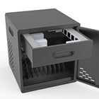 Luxor - Chariot de recharge modulaire pour 20 appareils (2 armoires) avec chariot simple et alimentation CA-Les ailettes de séparation amovibles permettent de choisir entre deux largeurs de compartiment