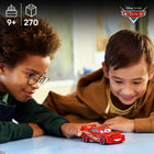 LEGO - Speed Champions Flash McQueen-Détails authentiques incluant l’inscription « Lightyear » sur les pneus et le logo du commanditaire Rust-Eze