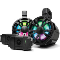 SoundExtreme - ExtremeTower Speakers TBB8 - 2 haut-parleurs de tour amplifiés Bluetooth alimentés par batterie - noir-300 watts puissance de crête: (100 rms) alimentent un caisson d’extrêmes graves passif de 8 pouces et un gazouilleur de 1,5 pouce pour qu’ils soient aussi forts que vous le souhaitez. lissent les valeurs maximales détaillées et riches basses moyennes pour couper le vent et le rugissement; bluetooth 5.0: pour une connexion sans fil fiable à longue portée vers votre téléphone intelligent