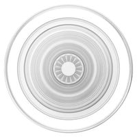 PopSockets - PopGrip pour MagSafe Rond avec Anneau Adaptateur - Transparent-Comprend un anneau adaptateur en acier, peut être utilisé sur Android et iPhone 11/anciens
