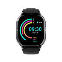HiFuture - Montre connectée FutureFit Ultra3 2  po - Noir-Montre connectée HiFuture Ultra3 - Écran 2,04 pouces - Étanchéité IP68 - Jusqu'à 10 jours d'autonomie - Suivi de la santé et de la condition physique - Appels Bluetooth - Acier inoxydable