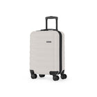 Swiss Mobility - SEA Bagage à main rigide - Lait d'avoine-Poignée de chariot télescopique conçue de manière ergonomique pour plus de confort