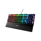 SteelSeries - Clavier filaire Apex 5 Ca - Noir-Écran intelligent OLED - Personnalisez avec des GIFs, infos de jeu, messages Discord, et plus encore