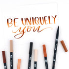 Tombow - Stylos à double pointe, couleurs portrait, paq./10-Paquet de 10