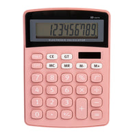 Pep Rally - Calculatrice - Rose-Calculatrice de bureau à écran ACL incliné à 10 chiffres facile à lire