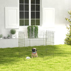 PawHut - Parc pour chien, parc pour chiot - 8 panneaux clôture d’exercice pour animaux-Offre un espace fermé sécurisé permettant aux animaux de jouer librement 