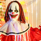 Outsunny - Clown animé grandeur nature pour Halloween - décoration d'Halloween-Le traitement de peinture sans danger vous garantit une utilisation sans souci pour vous et votre famille 