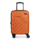 Swiss Mobility LGA 21,5 po Valise de cabine rigide - Orange-Roues doubles à 360 degrés (8 roues) pour un roulement sans effort