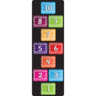 Ashley Productions - Smart Poly The Original Fun Mat - Coureur de Tapis - 15 -5" x 47" - Nombres 1-10 - Boucle de Craie-Mesures et design : Le tapis de course Chalk loop Numbers 1-10 mesure 15,5 po x 47 po.