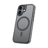 TUFF8 - Étui GlideGuard Mag Noir Fumé iPhone 17-Protection contre les chutes de niveau militaire : protège votre téléphone de l’usure quotidienne