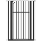 PawHut - Barrière pour animaux extra haute 55 po, barrière de sécurité bébé réglable 30-41 po l-Conception extra haute de 55,1 po empêche les animaux de sauter facilement par-dessus
