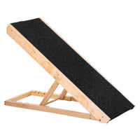 PawHut - Rampe pour chien réglable pour lit et canapé - pliante pour grand animal-La rampe surélevée pour animaux aide les amis à fourrure ayant une mobilité réduite 