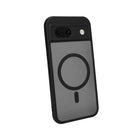 TUFF8 - Coque arrière robuste Glide Guard - Google Pixel 8a - Noir fumée-Couche antichoc: la couche antichoc étanche à l'air ajoute une protection supplémentaire contre les chutes accidentelles. Testé selon MIL-STD à 8FT