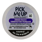 Pick Me Up Provisions - Capsules K-Cup de café torréfaction française Keurig, torréfaction foncée, 24 unités-Café à torréfaction foncée avec une saveur audacieuse, fumée et riche de torréfaction française