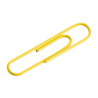 JAM Paper - Trombones géants colourés - grands trombones jaunes de 5 cm - paquet de 75-Quantité : 75 par boîte | Emballé dans une boîte transparente réutilisable pour garder votre bureau ou votre tiroir de bureau organisé