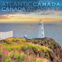 DateWorks - Calendrier Mural de 16 Mois 2025 Canada Atlantique - 12 po x 12 po - Bilingue-Septembre 2024 - Décembre 2025