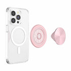 PopSockets - PopGrip pour MagSafe rond avec anneau adaptateur Pinky-Fonctionne comme un support pratique pour regarder des vidéos à tout moment.