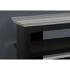 Monarch Specialties - 2564 Meuble Tv - 42 po L/En Coin Noir/Dessus Gris-3
