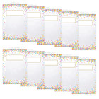 Ashley Productions - Sac de rangement/livre à motif de confettis suspendus - 11 po x 16 po - 2 paquets de 5-Sacs de rangement extra solides et durables