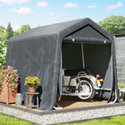 Outsunny - Tente de rangement de jardin 7,9 pi x 6,6 pi-Structure solide en métal assurant une grande stabilité  

