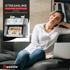 Cassida - Compteur de devises à poche unique de dénominations mixtes (CAD/USD) avec détection avancée des contrefaçons-Grey