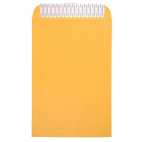 Enveloppe à catalogue, ouverte, 14x21, autocollant-Brown Kraft Manila