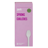 Perk - Couverts réutilisables - Cuillère - Paquet de 30-Conçu pour une utilisation répétée 