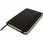 JAM Paper - Petit carnet à couverture rigide avec élastique - 100 feuilles lignées - 3 3/4" x 5 5/8" - Noir-Quantité : vendu à l'unité | 100 pages papier lignées/lignées.