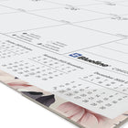 Blueline - 2026 Calendrier sous-main mensuel Floral 22 po x 17 po - Bilingue-Un mois par feuille avec un bloc par jour