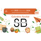 Les Éditions de l'Homme - Calendrier Familial Salut Bonjour 2026  Listes epicerie-January To December