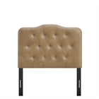 Modway - Annabel Imitation cuir Tête de lit jumelée, Grillé-Assemblée requise